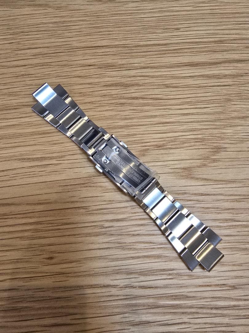 Oris Aquis 01 733 7789用シルバーベルト 23mm