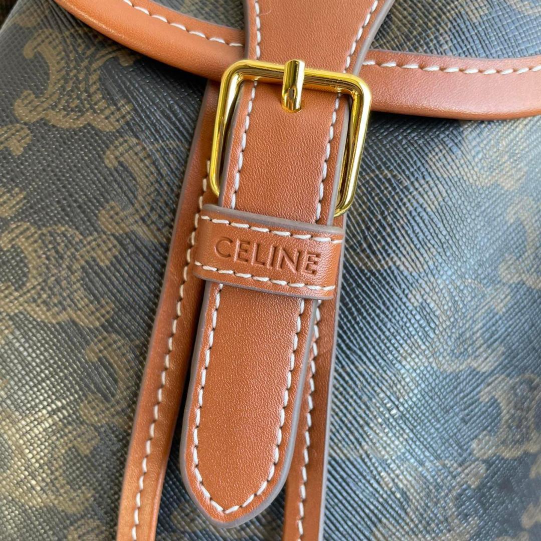 Folco Triomphe Canvas ダークブラウン キャンバス リュック