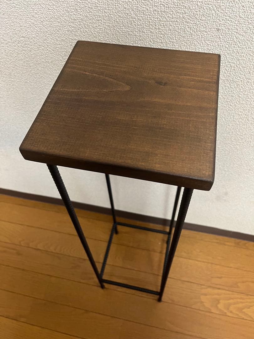 アイアンスツール　ハイチェア　アルコールスタンド　花台　高さ75cm