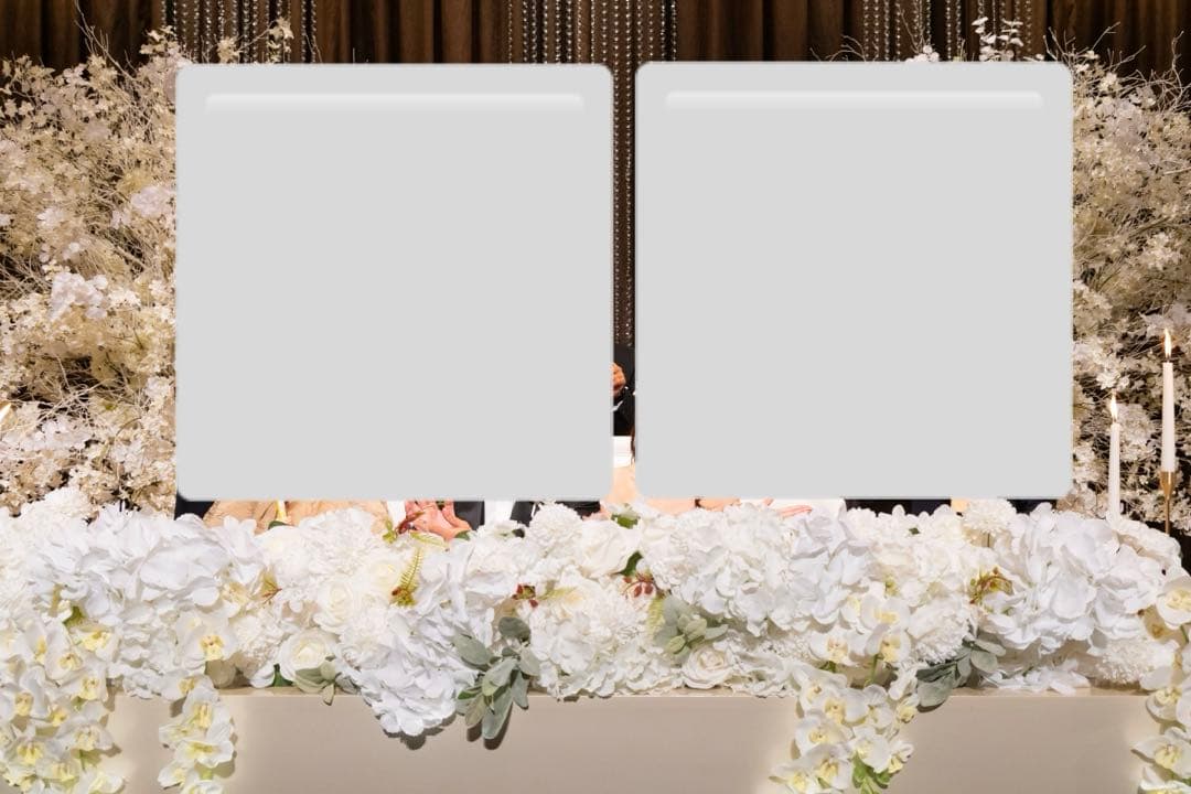 結婚式 装花 高砂 ケーキ台 造花　大幅最終値下げ！