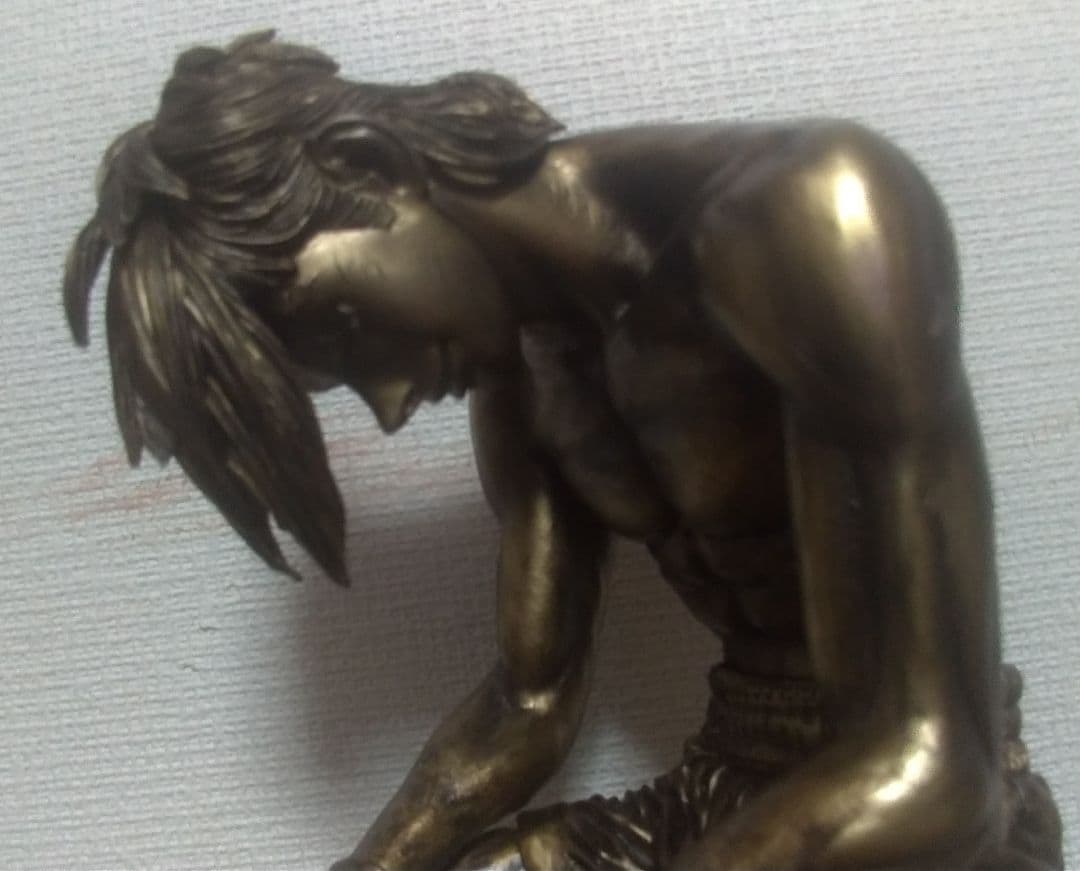 欠けなし美品　オルカトイズ　あしたのジョー　ラストシーン　ブロンズバージョン