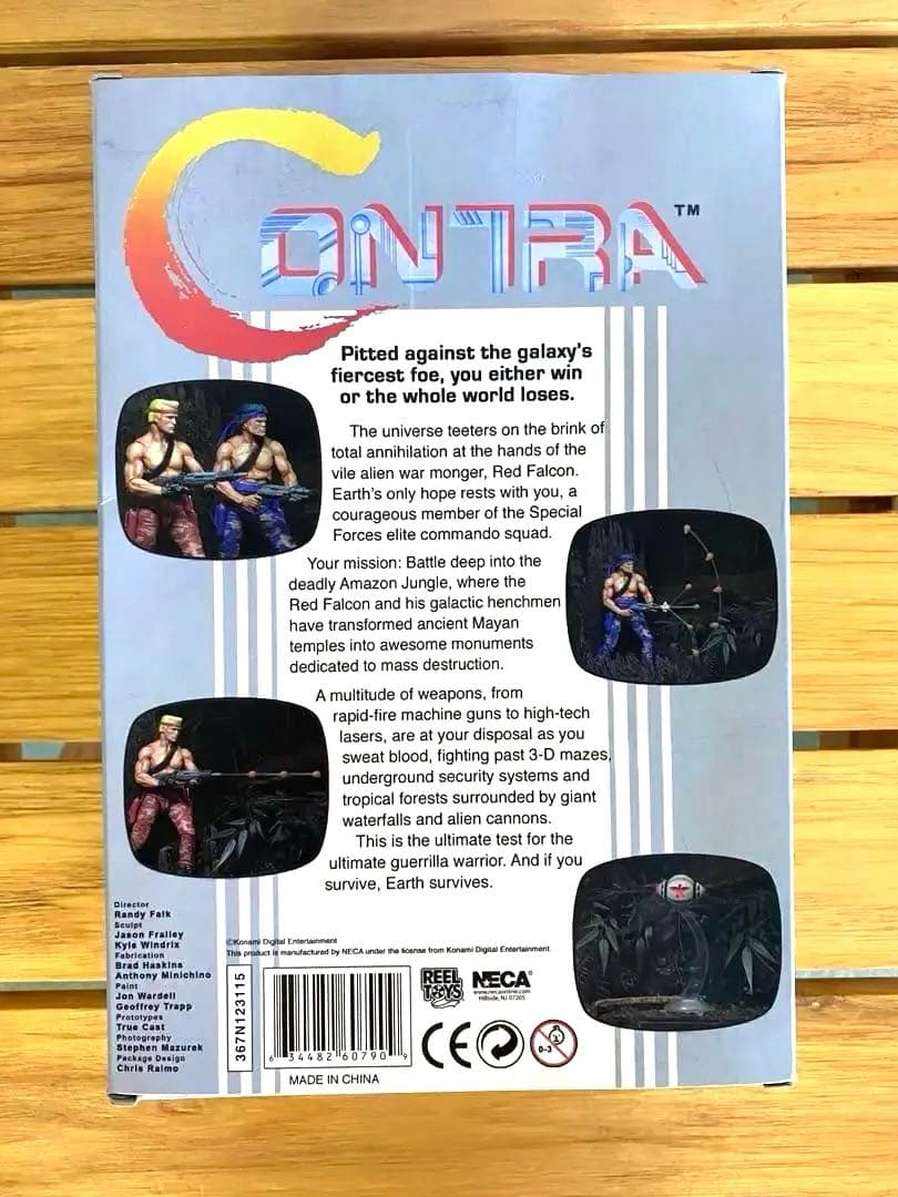 NECA 魂斗羅 コントラ ビル・ライザー ランス・ビーン フィギュア 未開封品