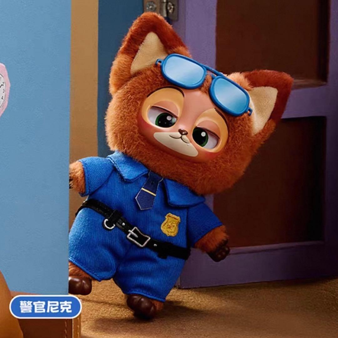 MINISO ディズニー　ズートピア　マスコット　ジュディ ニック 警官