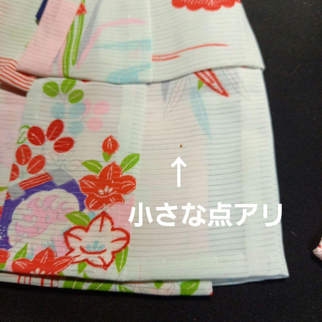 市松人形 10号 夏　絽の着物　帯　兵児帯　帯締め帯揚げ　正絹　ドール　単衣