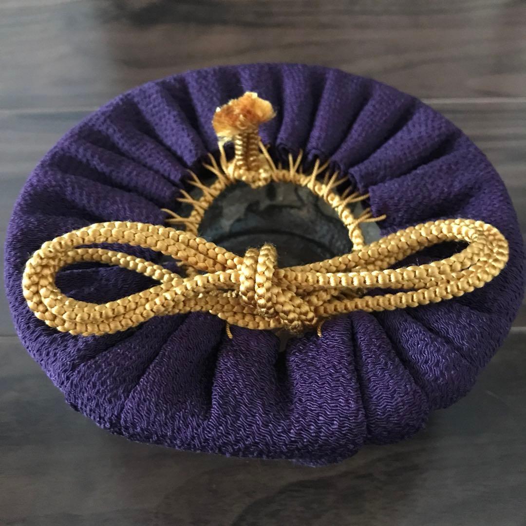 上野焼 三代山岡徹山 香春徹山窯 刷毛目茶碗 二重箱 共箱 仕覆 栞窯元