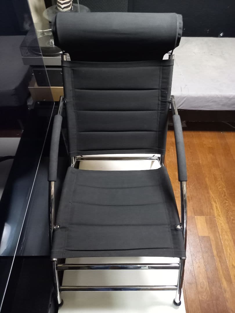 1970's　スペースエイジ　パーソナル　チェア　ポストモダン　ブラック　メタル