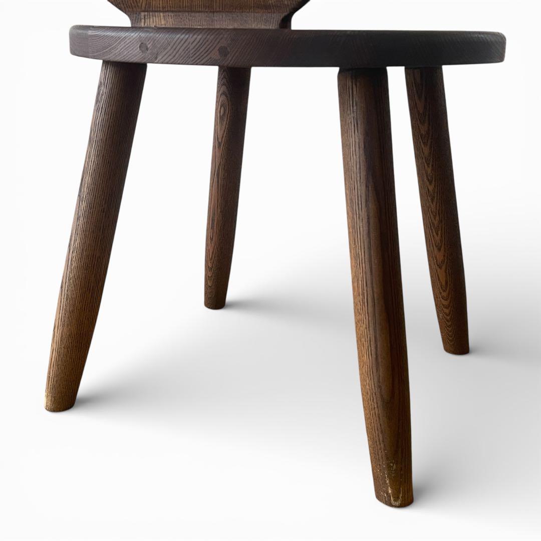 【希少】柳川家具 匠夢楽 たくみむら 木製 ダイニングチェア 椅子 ハンドメイド