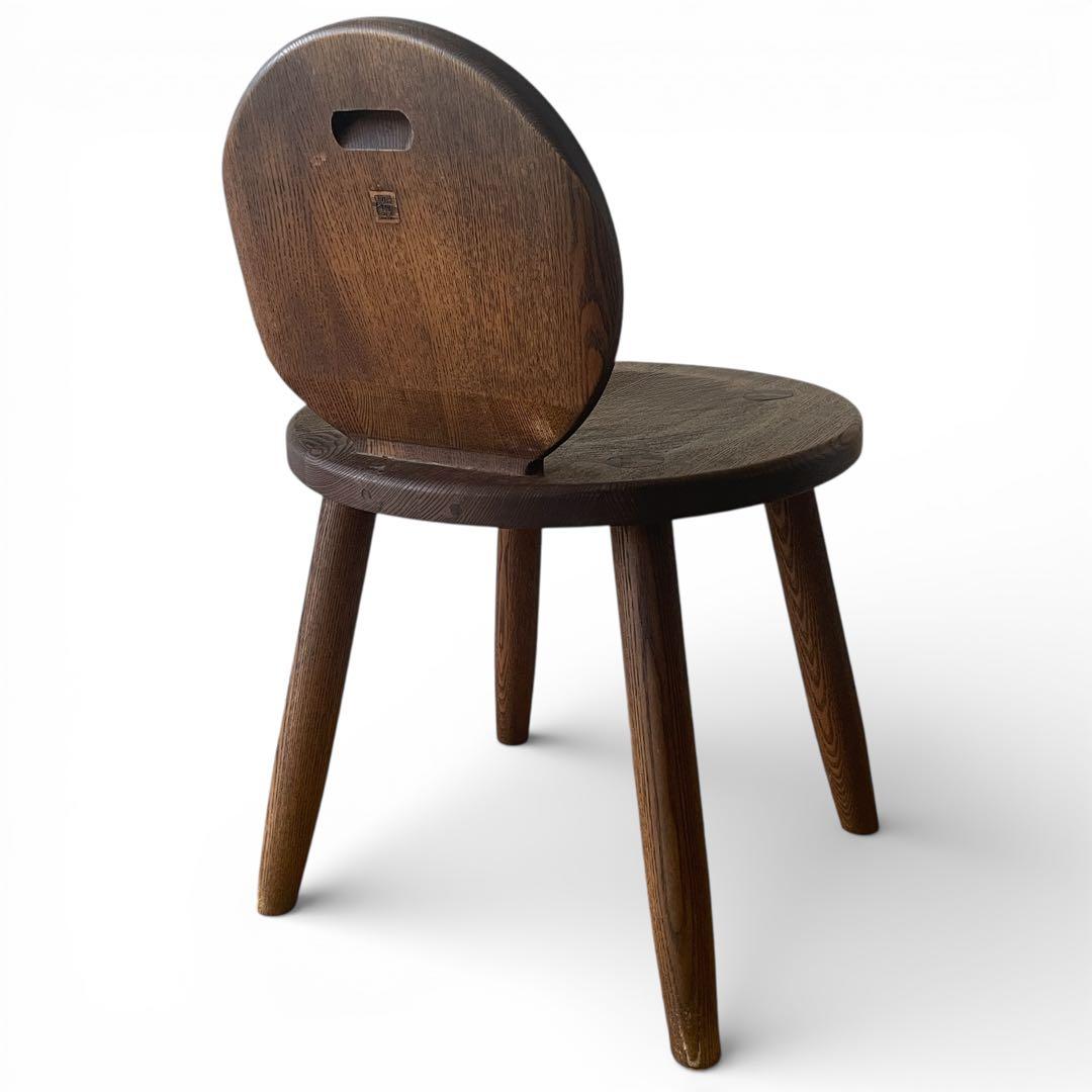 【希少】柳川家具 匠夢楽 たくみむら 木製 ダイニングチェア 椅子 ハンドメイド