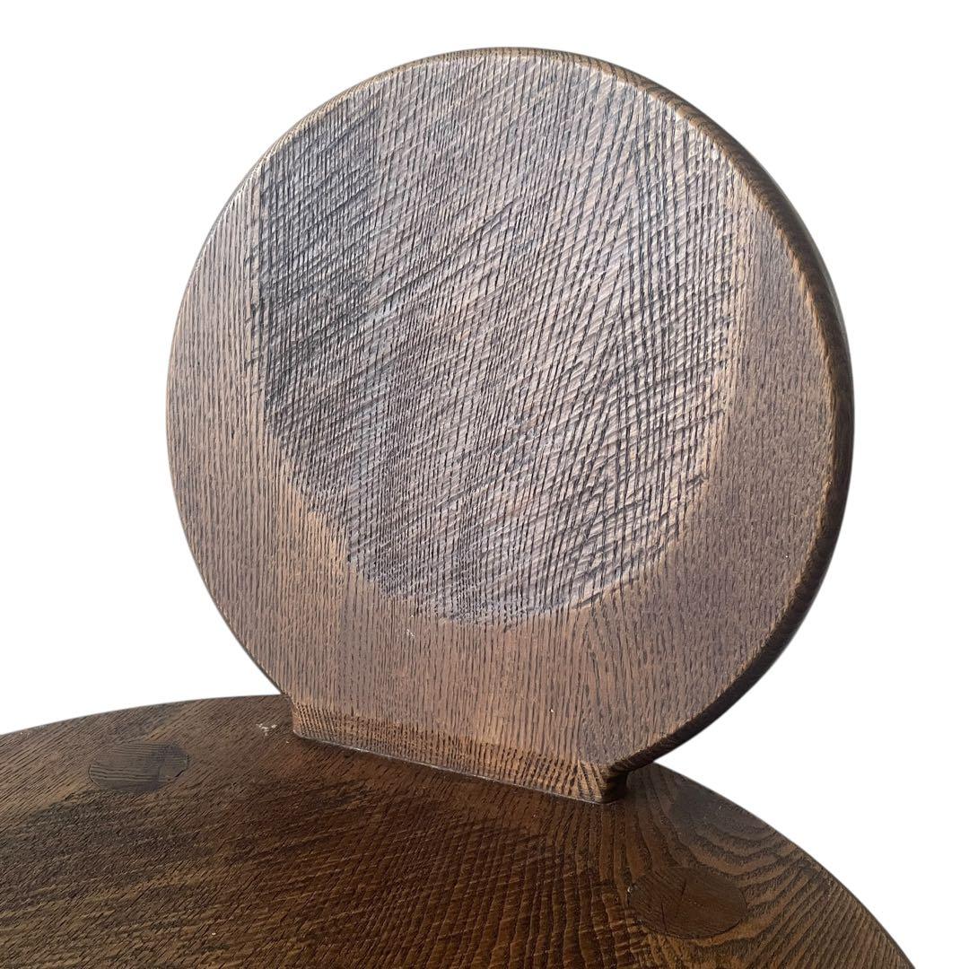 【希少】柳川家具 匠夢楽 たくみむら 木製 ダイニングチェア 椅子 ハンドメイド