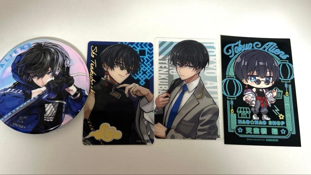 東京エイリアンズ 天空橋翔 缶バッジ クリアカード 特典ステッカー
