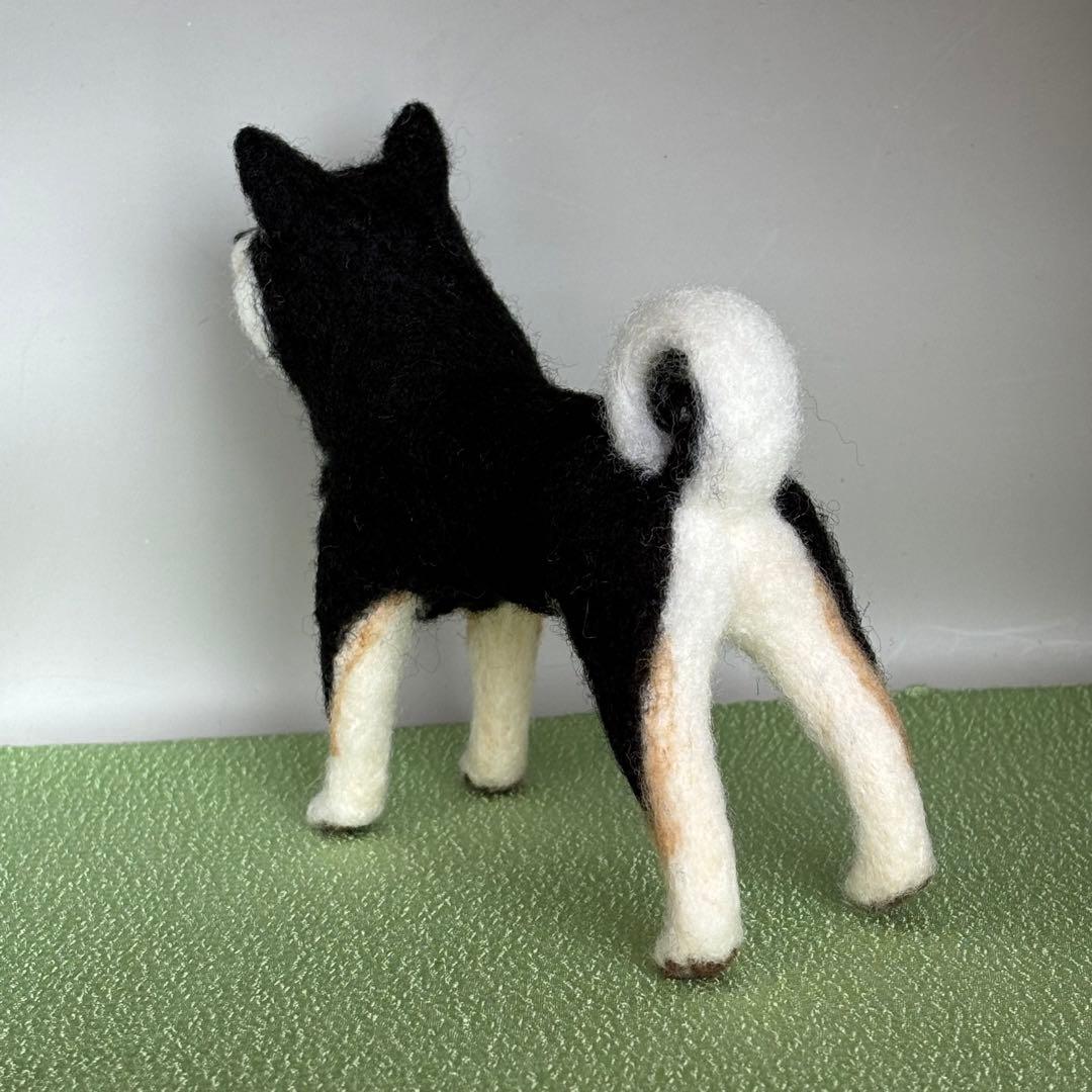 黒柴 羊毛フェルト ハンドメイド No.40 - メルカリ