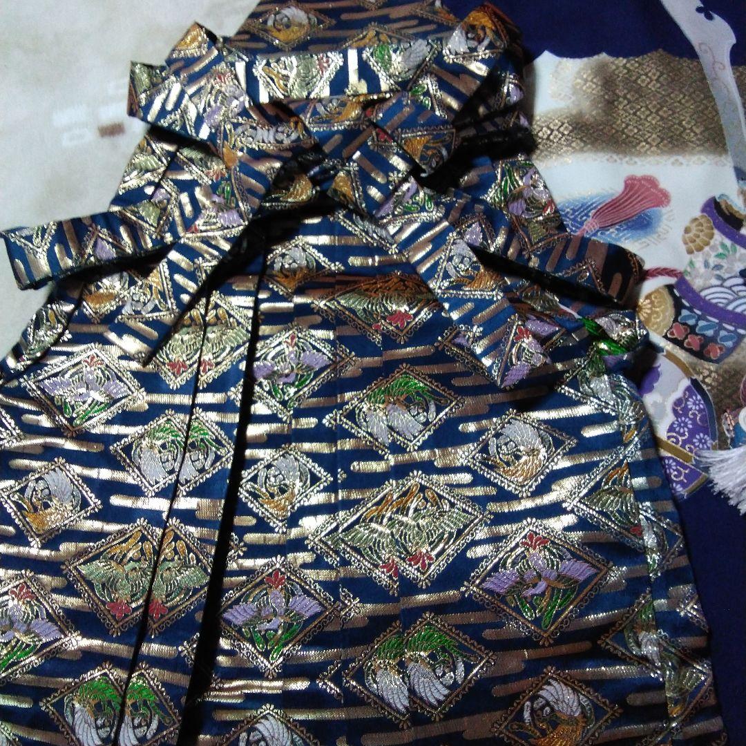 男の子用・5歳向け・化繊・袴と着物のセット