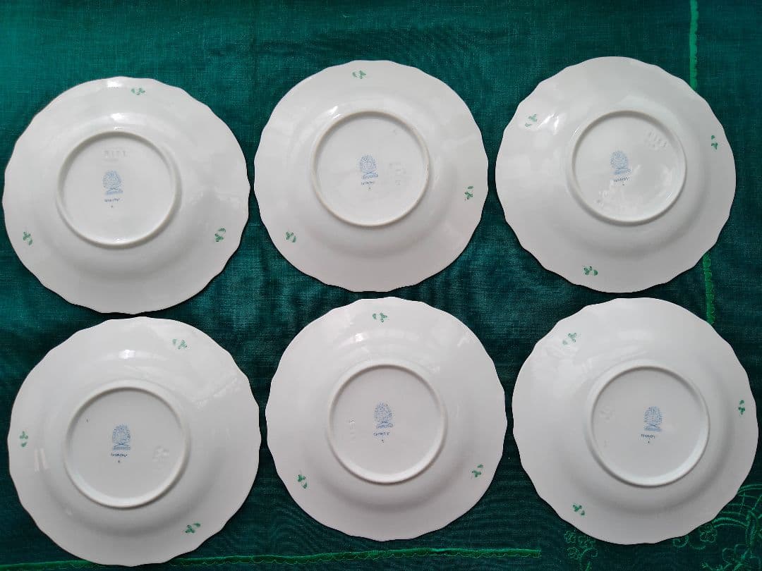 HEREND インドの華　プレート6枚セット