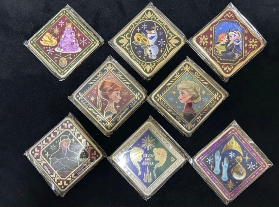 Disney アナと雪の女王 24金バッジプレミアムスクエア BOX