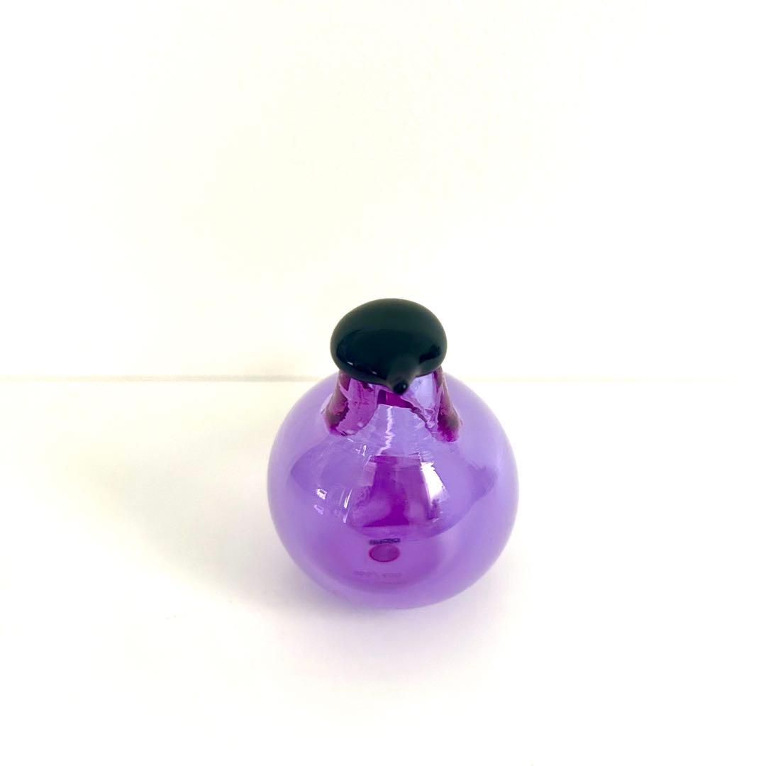 新品イッタラiittala バード オイバトイッカ チフチャフ アメジスト