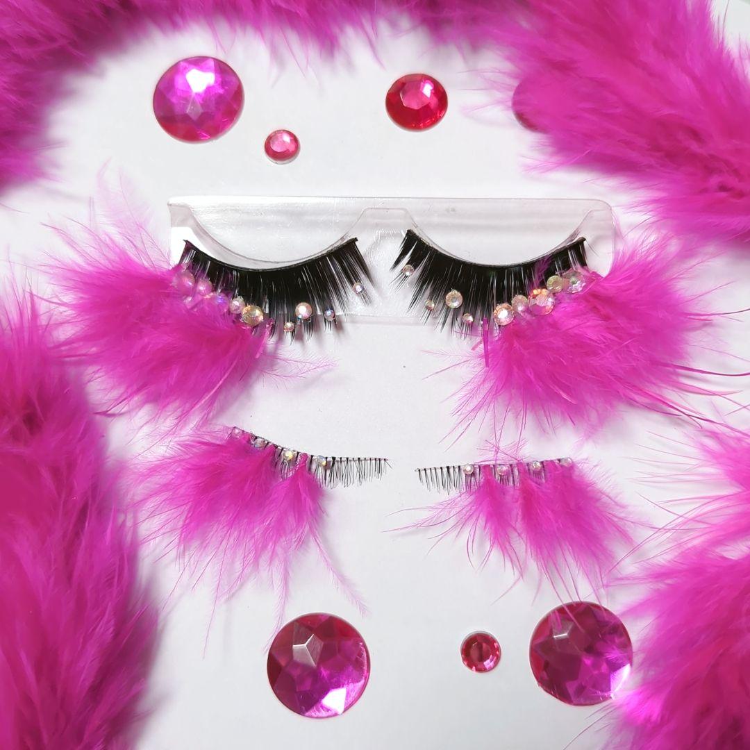 ❤SuperSwanMagenta❤partyまつげ上下 スーパースワンマゼンタ