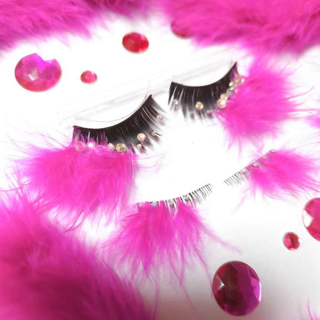 ❤SuperSwanMagenta❤partyまつげ上下 スーパースワンマゼンタ