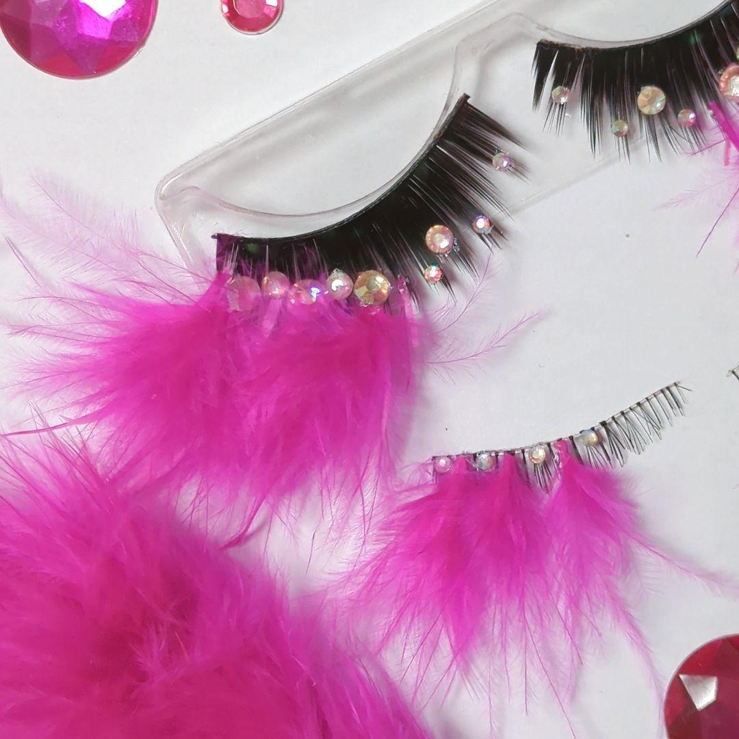 ❤SuperSwanMagenta❤partyまつげ上下 スーパースワンマゼンタ