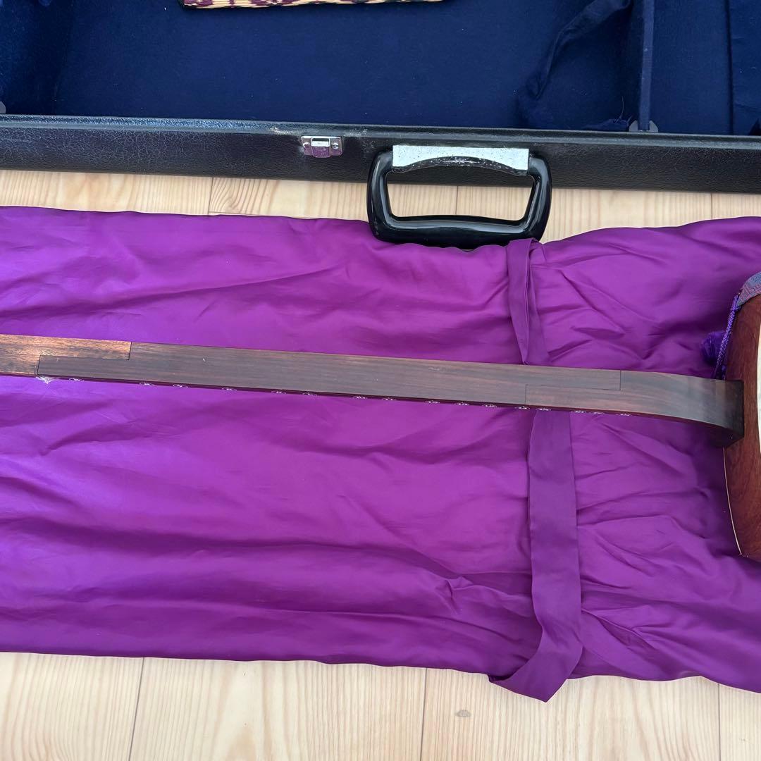 長唄三味線 ハードケース付き　付属品有り