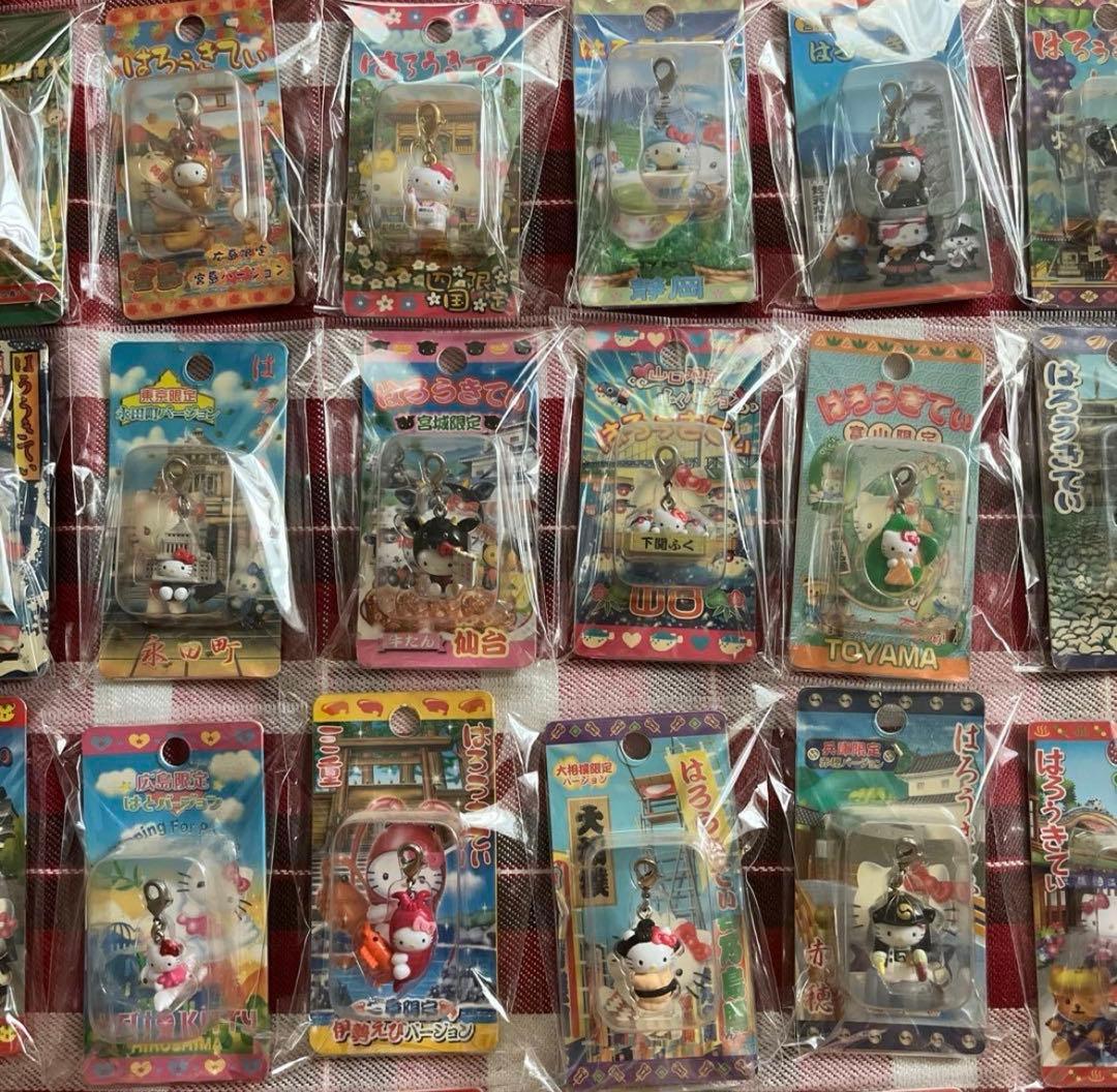 59個　ご当地ハローキティ キーホルダー ファスナーマスコット ストラップ