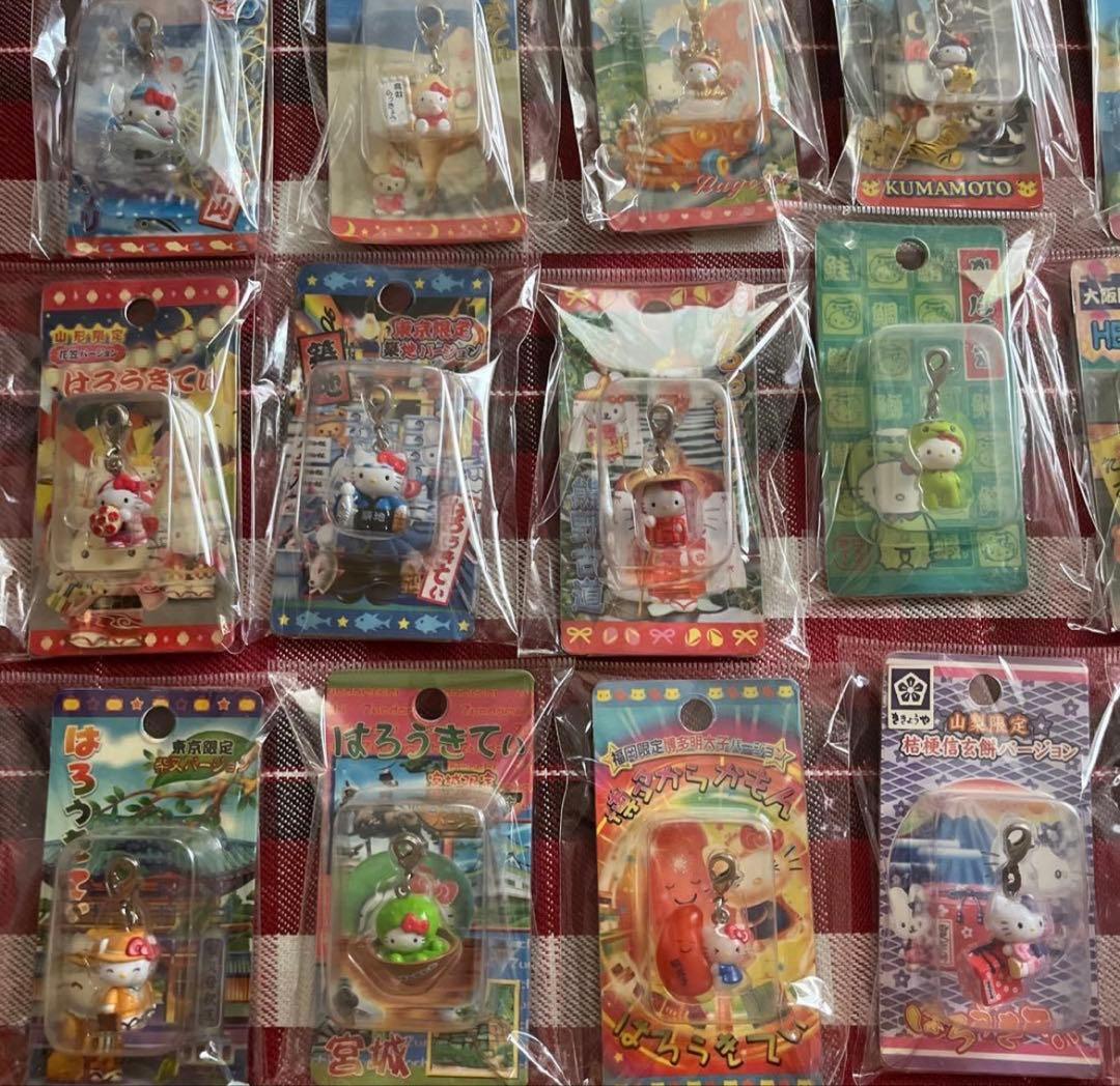 59個　ご当地ハローキティ キーホルダー ファスナーマスコット ストラップ