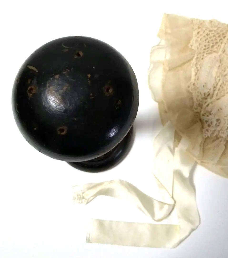 アンティーク レース ボンネット アンティーク ハットスタンド ベビー ドール