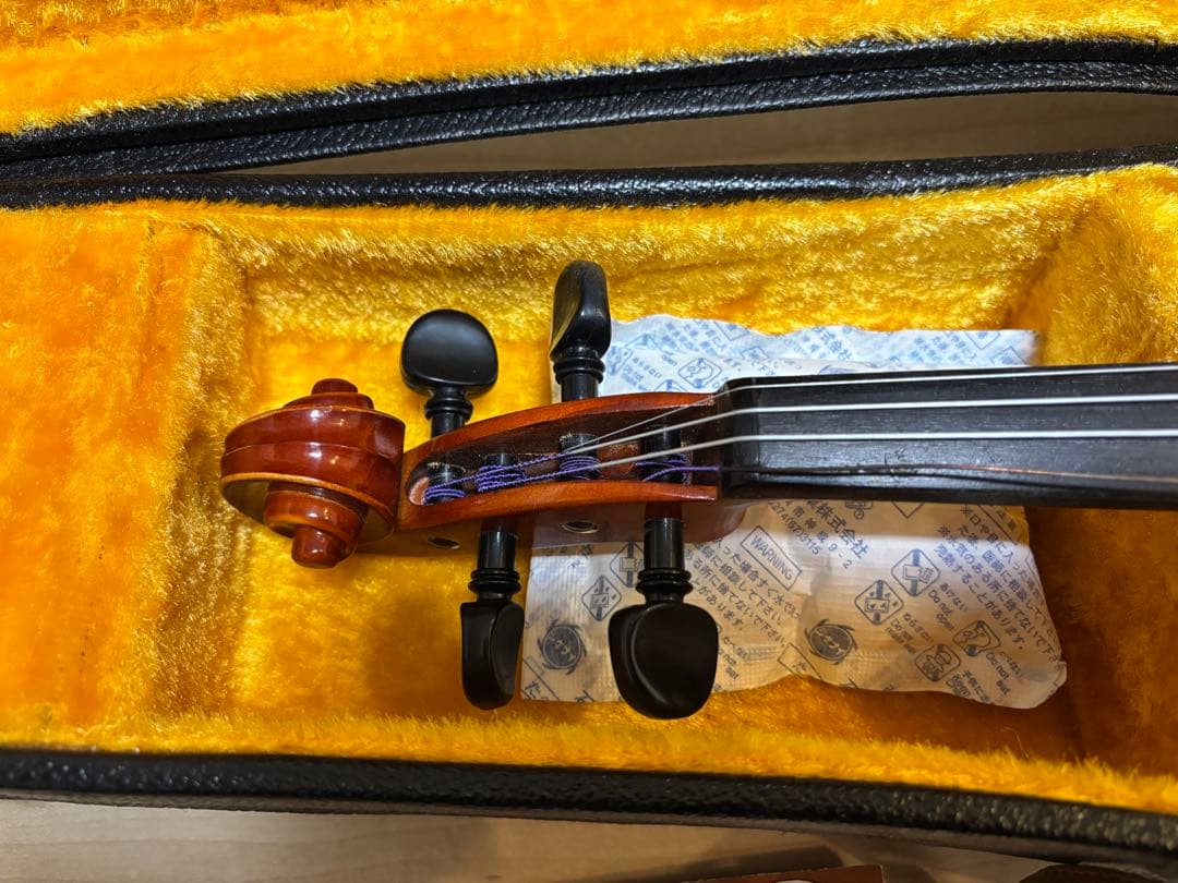 木製バイオリン 4弦 ケース付き 2/25出品終了！ - メルカリ
