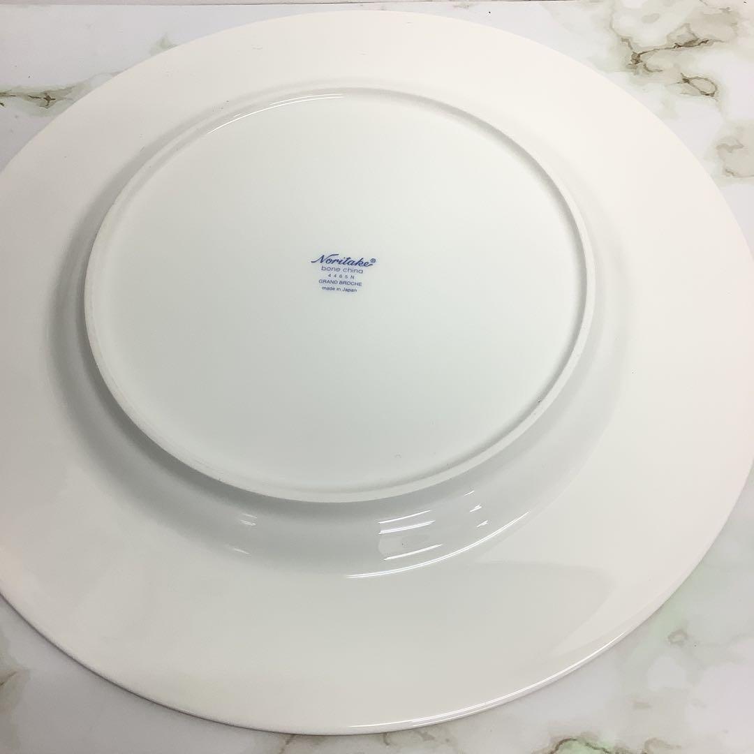 た*ん様 新品　ノリタケ　Noritake グランブロシェ 4枚　27.5 プレ