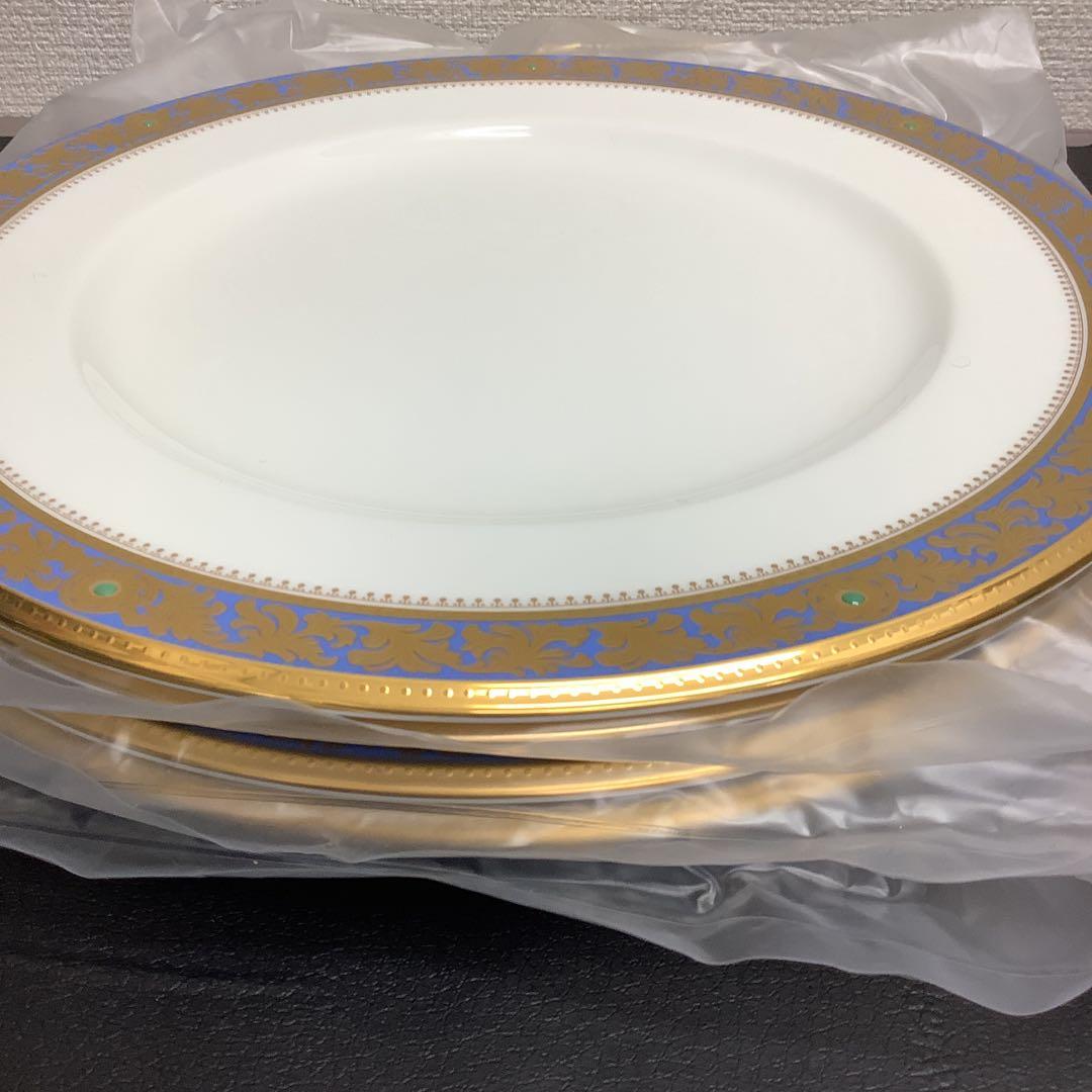 た*ん様 新品　ノリタケ　Noritake グランブロシェ 4枚　27.5 プレ