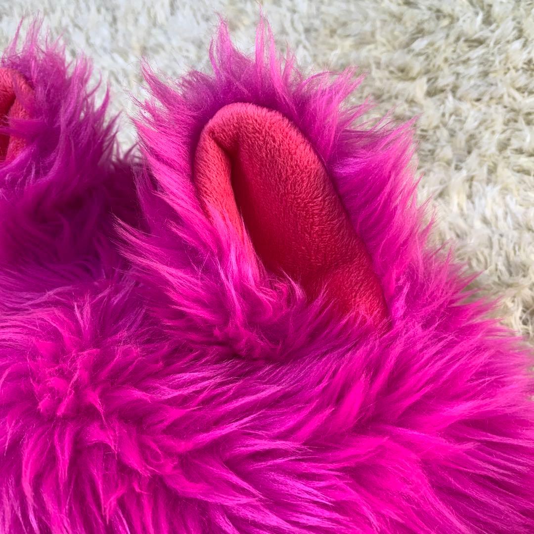 ディズニー チシャ猫 フード付きマフラー ピンク 手袋 - メルカリ