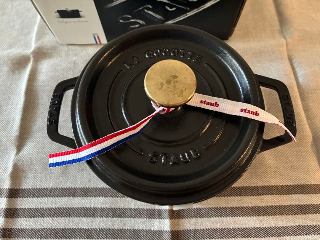 ストウブ　staub ラウンドココット　美品　16cm