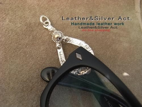 イーグル シルバーペンダントトップ、スタッズスターグラスホルダー 925 アポロ