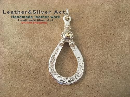 イーグル シルバーペンダントトップ、スタッズスターグラスホルダー 925 アポロ