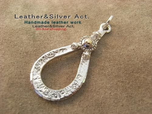 イーグル シルバーペンダントトップ、スタッズスターグラスホルダー 925 アポロ