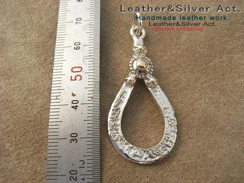 イーグル シルバーペンダントトップ、スタッズスターグラスホルダー 925 アポロ