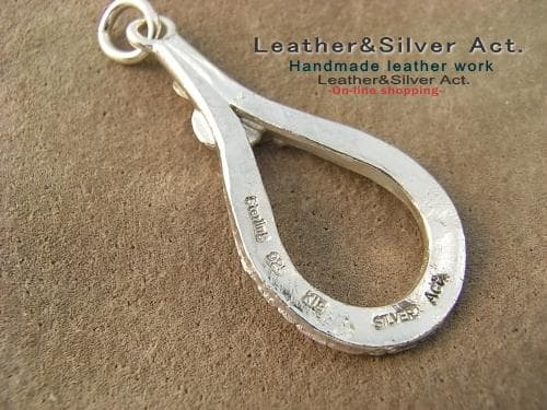 イーグル シルバーペンダントトップ、スタッズスターグラスホルダー 925 アポロ