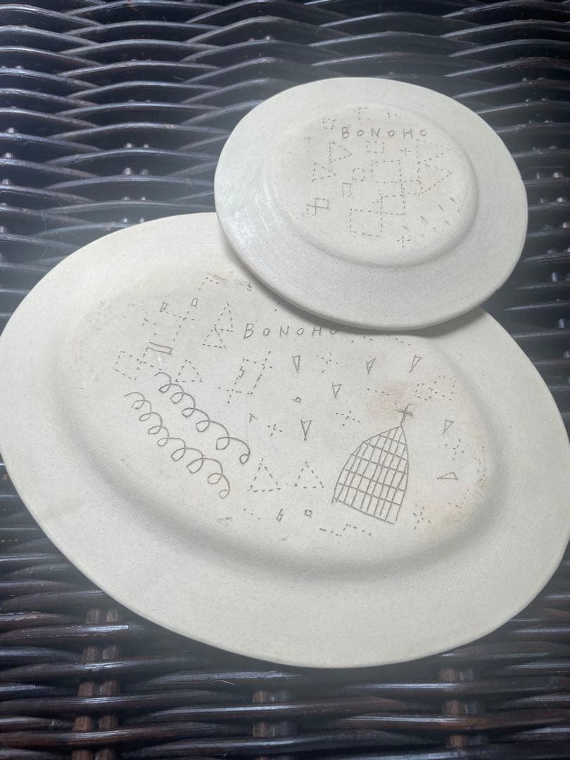 佐藤尚理さん小皿とオーバル皿