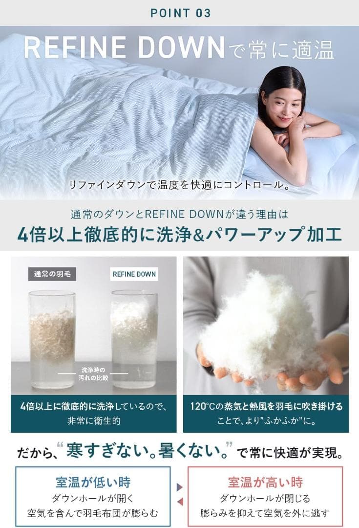 AIRY LOOP 夏用掛け布団 ダブル 洗える・接触冷感・速乾 グレー