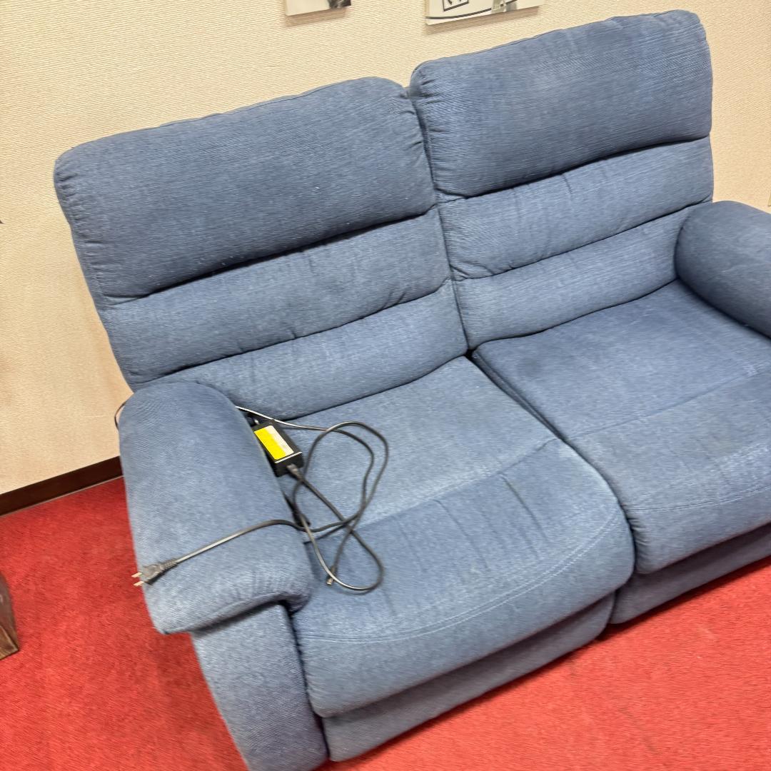 東京23区送料無料　美品2P リクライニングソファー