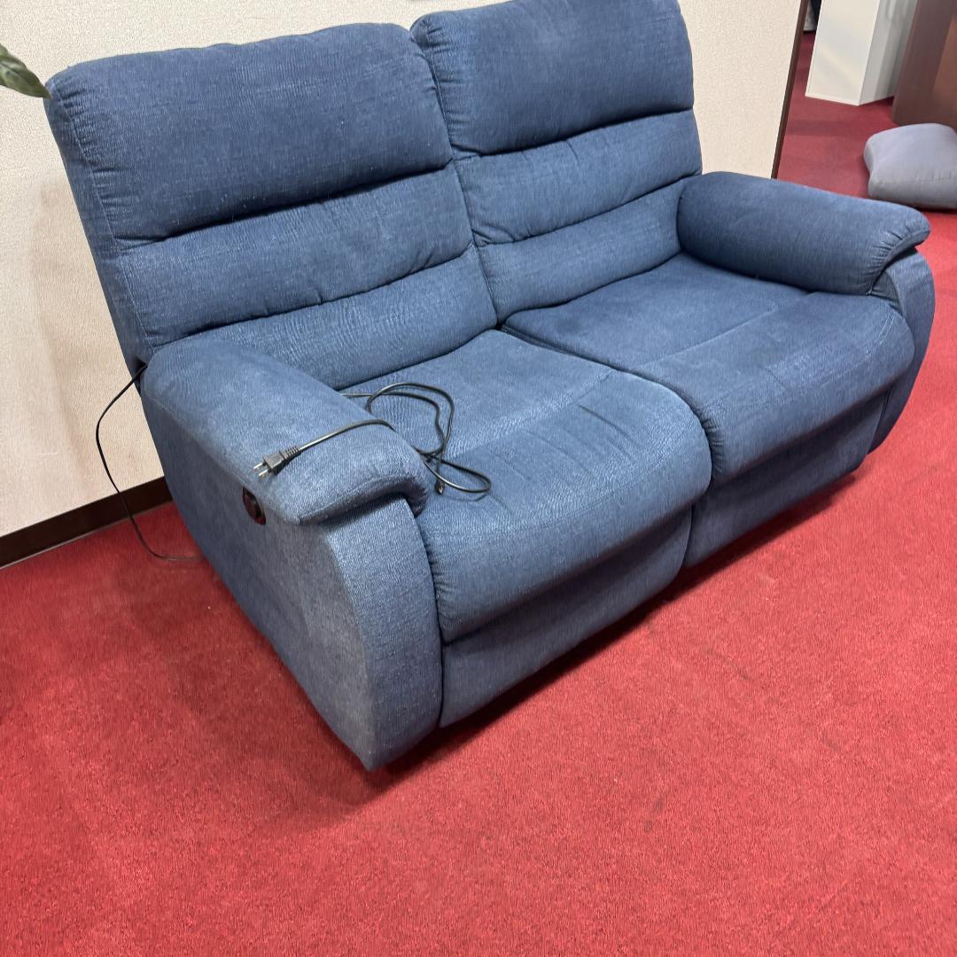 東京23区送料無料　美品2P リクライニングソファー