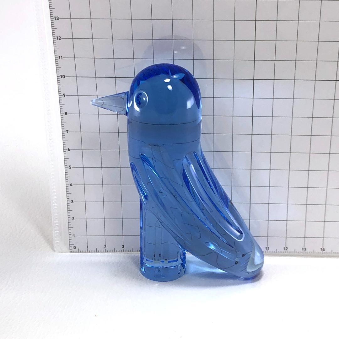 美品】バカラ／ファウナクリストポリス バード ブルー／BC260 - メルカリ