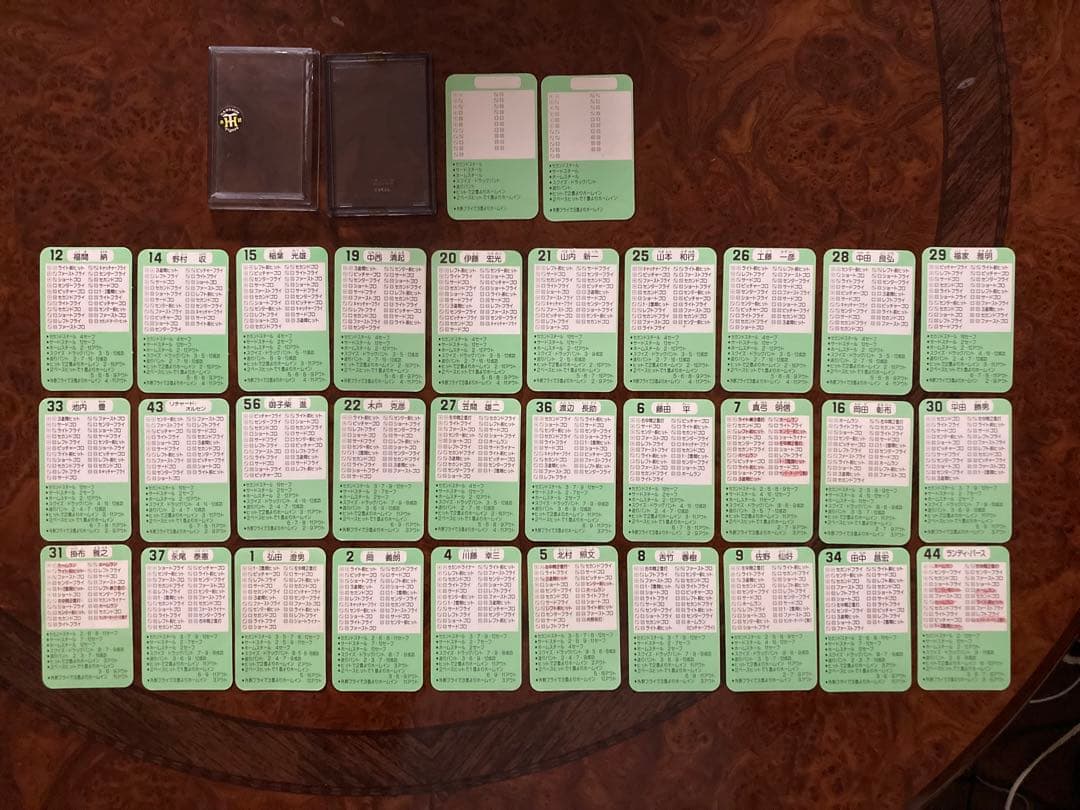 希少】タカラ プロ野球カード 阪神タイガース 昭和59年度 全30枚