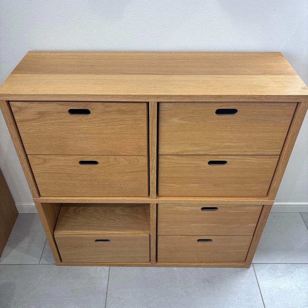 《お値下げしました》無印 スタッキングシェルフ 引き出しセット