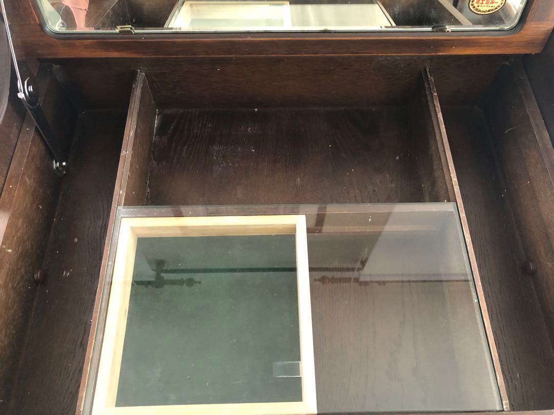 【3点セットの1 デスクミラー】アトランタ家具/ドレッサー/アンティーク