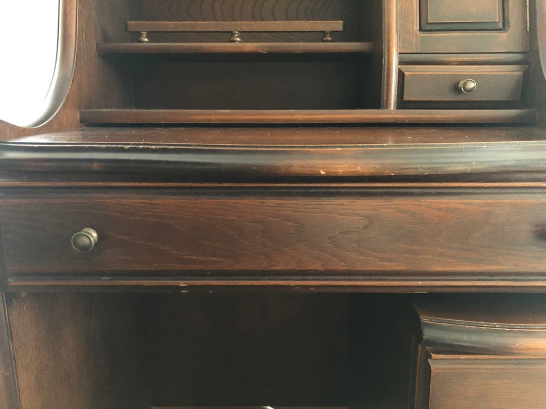 【3点セットの1 デスクミラー】アトランタ家具/ドレッサー/アンティーク