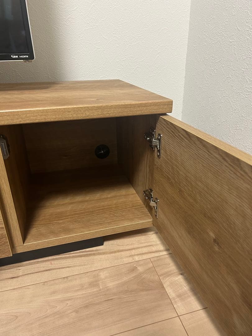 [幅180] ローテレビ台 日本製 50V型対応 完成品 木製 LOWYA