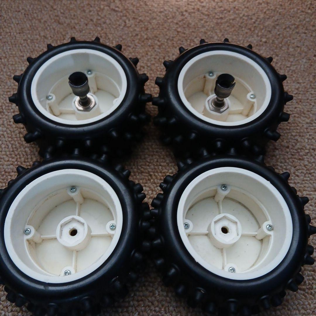 【当時物・美品】京商(Kyosho) ブリヂストン スパイクタイヤ 4本セット