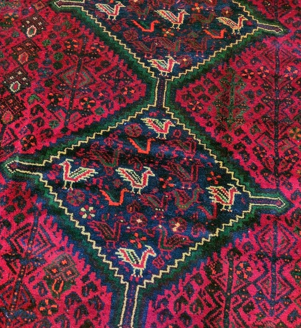 ペルシャ絨毯 シ－ラーズ産 305x228 クリーニング済 shiraz - メルカリ