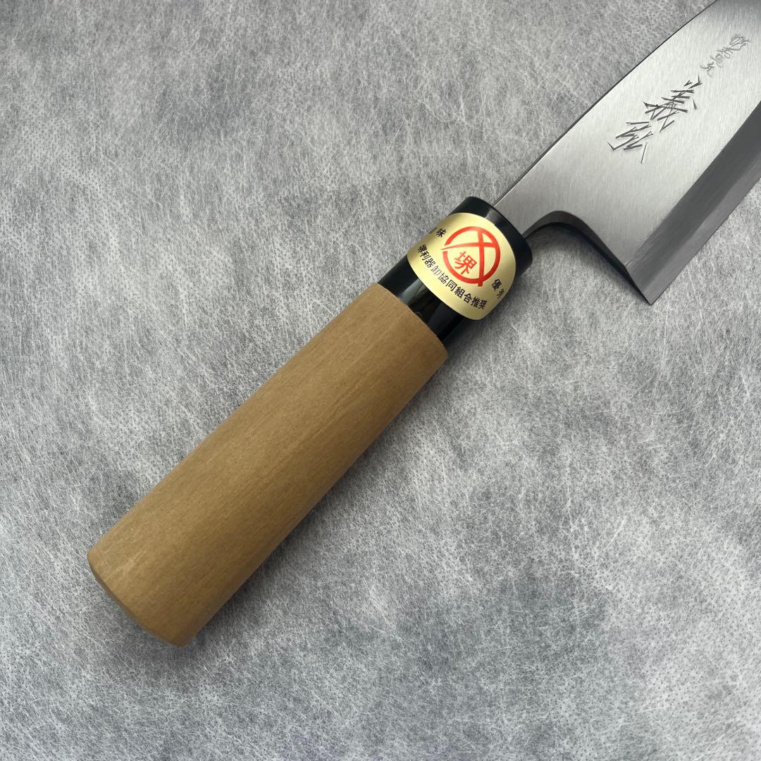 義弘《霞シリーズ》安来鋼黄紙　出刃 120 mm【PC柄】