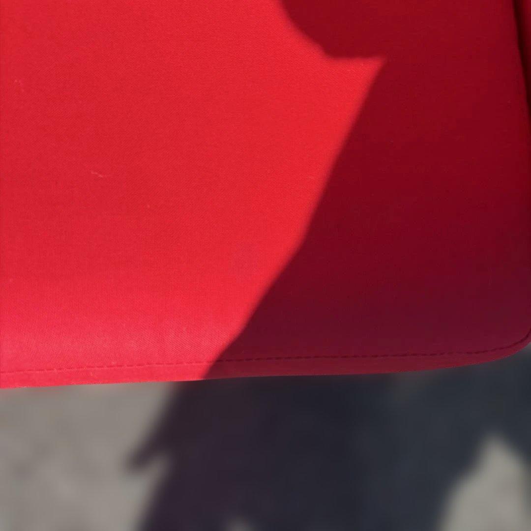 IKEA SOLSTA OLARP 1人がけソファ　赤